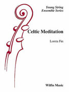 Cover icon of Celtic Meditation sheet music for string orchestra (full score) by Loreta Fin, easy skill level