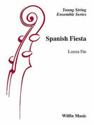 Cover icon of Spanish Fiesta sheet music for string orchestra (full score) by Loreta Fin, easy/intermediate skill level