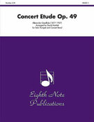 Cover icon of Concert Etude, Op. 49  (COMPLETE) sheet music for concert band by Alexander Goedicke, classical score, easy/intermediate skill level