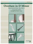 Cover icon of Overture in D minor sheet music for full orchestra (full score) by George Frideric Handel, classical score, intermediate skill level