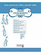 Cover icon of Mozart String Quartets (COMPLETE) sheet music for string quartet by Forest Etling, classical score, easy/intermediate skill level