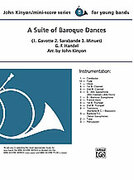 Cover icon of A Suite of Baroque Dances (COMPLETE) sheet music for concert band by George Frideric Handel and John Kinyon, classical score, beginner skill level