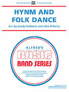 Cover icon of Hymn and Folk Dance sheet music for concert band (full score) by Sandy Feldstein, beginner skill level