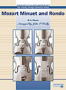 Cover icon of Mozart Minuet and Rondo (COMPLETE) sheet music for string orchestra by Wolfgang Amadeus Mozart and John O'Reilly, classical score, beginner skill level