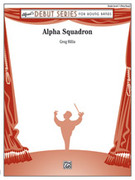 Cover icon of Alpha Squadron sheet music for concert band (full score) by Greg Hillis, beginner skill level