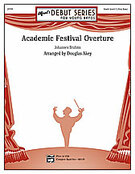 Cover icon of Academic Festival Overture sheet music for concert band (full score) by Johannes Brahms, classical score, beginner skill level