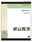 Cover icon of Sportsmarch sheet music for concert band (full score) by John Cacavas, easy skill level