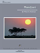 Cover icon of Mandjiani sheet music for concert band (full score) by William G. Harbinson, easy/intermediate skill level