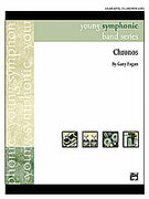 Cover icon of Chronos sheet music for concert band (full score) by Gary Fagan, intermediate skill level
