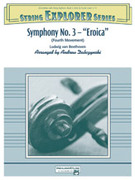 Cover icon of Symphony No. 3 - Eroica sheet music for string orchestra (full score) by Ludwig van Beethoven and Andrew Dabczynski, classical score, easy/intermediate skill level