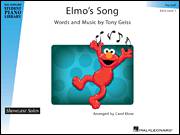 Cover icon of Elmo's Song sheet music for piano solo (elementary) by Tony Geiss, Carol Klose and Miscellaneous, beginner piano (elementary)