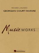 Cover icon of Georgian Court Fanfare (COMPLETE) sheet music for concert band by Richard L. Saucedo, intermediate skill level