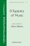 Cover icon of A Tapestry of Music sheet music for choir (SAB: soprano, alto, bass) by Sherry Blevins, intermediate skill level
