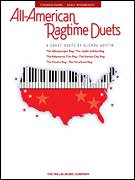 Cover icon of The Kalamazoo Rag sheet music for piano four hands by Glenda Austin, intermediate skill level