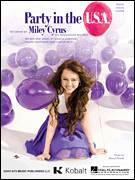 Cover icon of Party In The USA sheet music for voice, piano or guitar by Miley Cyrus, Claude Kelly, Jessica Cornish and Lukasz Gottwald, intermediate skill level