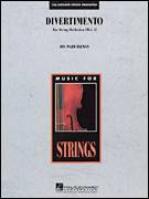 Cover icon of Divertimento for String Orchestra (Mvt. 1) (COMPLETE) sheet music for orchestra by Jon Ward Bauman, classical score, intermediate skill level