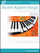 Cover icon of Rockin' Ragtime Boogie sheet music for piano four hands by Glenda Austin, intermediate skill level