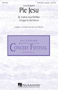 Cover icon of Pie Jesu (from Requiem) sheet music for choir (SATB: soprano, alto, tenor, bass) by Andrew Lloyd Webber and Mark Brymer, intermediate skill level