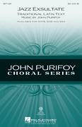 Cover icon of Jazz Exsultate sheet music for choir (SSA: soprano, alto) by John Purifoy, intermediate skill level