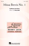 Cover icon of Missa Brevis No. 1 sheet music for choir (SSA: soprano, alto) by Peter Robb, intermediate skill level