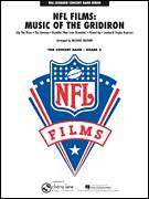 Cover icon of NFL Films: Music Of The Gridiron (COMPLETE) sheet music for concert band by Michael Brown, intermediate skill level