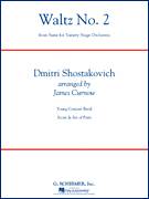 Cover icon of Waltz No. 2 (from Suite For Variety Stage Orchestra) (COMPLETE) sheet music for concert band by James Curnow and Dmitri Shostakovich, classical score, intermediate skill level