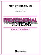 Cover icon of All The Things You Are (COMPLETE) sheet music for jazz band by Oscar II Hammerstein, Jerome Kern and Mark Taylor, intermediate skill level