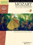 Cover icon of Twelve Variations on La belle Francois, K. 353 sheet music for piano solo by Wolfgang Amadeus Mozart and Matthew Edwards, classical score, intermediate skill level