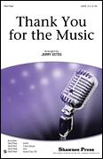 Cover icon of Thank You For The Music (arr. Jerry Estes) sheet music for choir (SATB: soprano, alto, tenor, bass) by Benny Andersson, Bjorn Ulvaeus, ABBA and Jerry Estes, intermediate skill level