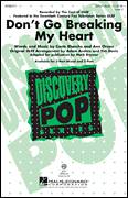 Cover icon of Don't Go Breaking My Heart (arr. Mark Brymer) sheet music for choir (3-Part Mixed) by Mark Brymer, Adam Anders, Ann Orson, Carte Blanche, Tim Davis, Elton John, Glee Cast and Miscellaneous, intermediate skill level