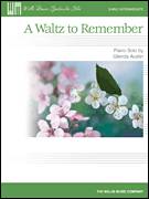 Cover icon of A Waltz To Remember sheet music for piano solo (elementary) by Glenda Austin, classical score, beginner piano (elementary)