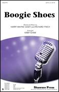 Cover icon of Boogie Shoes sheet music for choir (SATB: soprano, alto, tenor, bass) by Harry Wayne Casey, Richard Finch, Bee Gees, KC & The Sunshine Band and Kirby Shaw, intermediate skill level