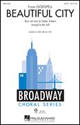 Cover icon of Beautiful City (arr. Mac Huff) sheet music for choir (SAB: soprano, alto, bass) by Stephen Schwartz and Mac Huff, intermediate skill level