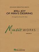 Cover icon of Jesu, Joy Of Man's Desiring (COMPLETE) sheet music for concert band by Johann Sebastian Bach and Samuel R. Hazo, classical score, intermediate skill level