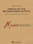 Cover icon of March Of The Belgian Parachutists (COMPLETE) sheet music for concert band by John R. Bourgeois and Pierre Leemans, intermediate skill level