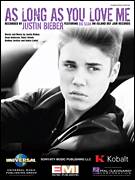 Cover icon of As Long As You Love Me sheet music for voice, piano or guitar by Justin Bieber, intermediate skill level