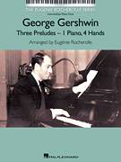 Cover icon of Prelude III (Allegro Ben Ritmato E Deciso) sheet music for piano four hands by George Gershwin and Eugenie Rocherolle, intermediate skill level