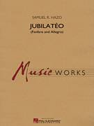 Cover icon of Jubilateo (COMPLETE) sheet music for concert band by Samuel R. Hazo, intermediate skill level