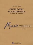 Cover icon of From Every Mountainside (A Salute to America) (COMPLETE) sheet music for concert band by Michael Oare, intermediate skill level