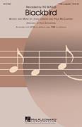 Cover icon of Blackbird sheet music for choir (TTBB: tenor, bass) by The Beatles, Glee Cast, Paris Rutherford, Wings, John Lennon and Paul McCartney, intermediate skill level