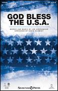 Cover icon of God Bless The U.S.A. (arr. David Schmidt) sheet music for choir (SATB: soprano, alto, tenor, bass) by David Schmidt, American Idol Finalists and Lee Greenwood, intermediate skill level