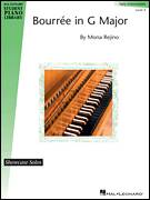 Cover icon of Bourre In G Major sheet music for piano solo (elementary) by Mona Rejino, beginner piano (elementary)