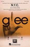 Cover icon of N.Y.C. sheet music for choir (SAB: soprano, alto, bass) by Mark Brymer, Charles Strouse, Glee Cast and Martin Charnin, intermediate skill level