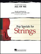 Cover icon of All of Me (COMPLETE) sheet music for orchestra by Larry Moore, John Legend, John Stephens and Toby Gad, wedding score, intermediate skill level