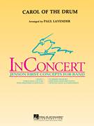 Cover icon of Carol of the Drum (COMPLETE) sheet music for concert band by Paul Lavender and Katherine Davis, intermediate skill level