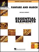 Cover icon of Fanfare And March (COMPLETE) sheet music for concert band by Michael Sweeney, intermediate skill level