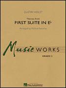 Cover icon of First Suite In E Flat, Themes From (COMPLETE) sheet music for concert band by Michael Sweeney and Gustav Holst, classical score, intermediate skill level