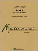 Cover icon of Mars (from The Planets) (COMPLETE) sheet music for concert band by Johnnie Vinson and Gustav Holst, intermediate skill level