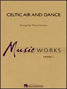 Cover icon of Celtic Air and Dance sheet music for concert band (flute) by Michael Sweeney, intermediate skill level