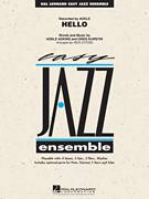 Cover icon of Hello (COMPLETE) sheet music for jazz band by Adele, Adele Adkins, Greg Kurstin and Rick Stitzel, intermediate skill level